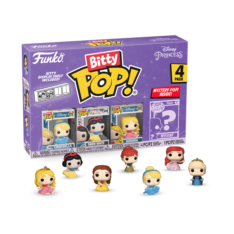 Bitty Pop! Disney Princess 4-Pack Series 3