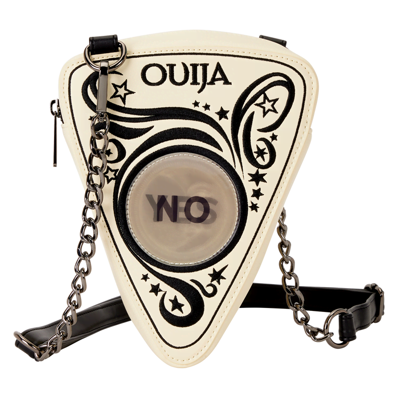 Ouija Planchette Lenticular Glow Figural Crossbody Bag