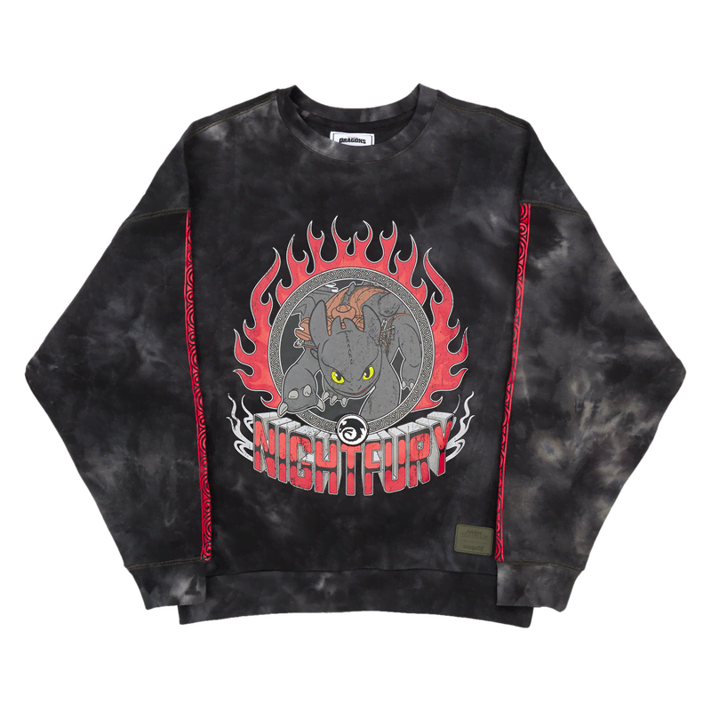 How To Train Your Dragon Night Fury Crewneck Sweatshirt