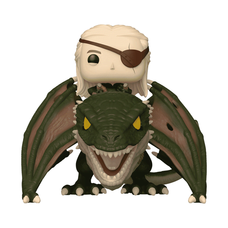Pop! Rides Deluxe Aemond Targaryen with Vhagar