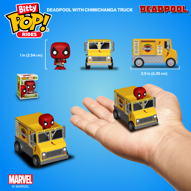 Bitty Pop! Rides Deadpool's Chimichanga Truck - Image 2