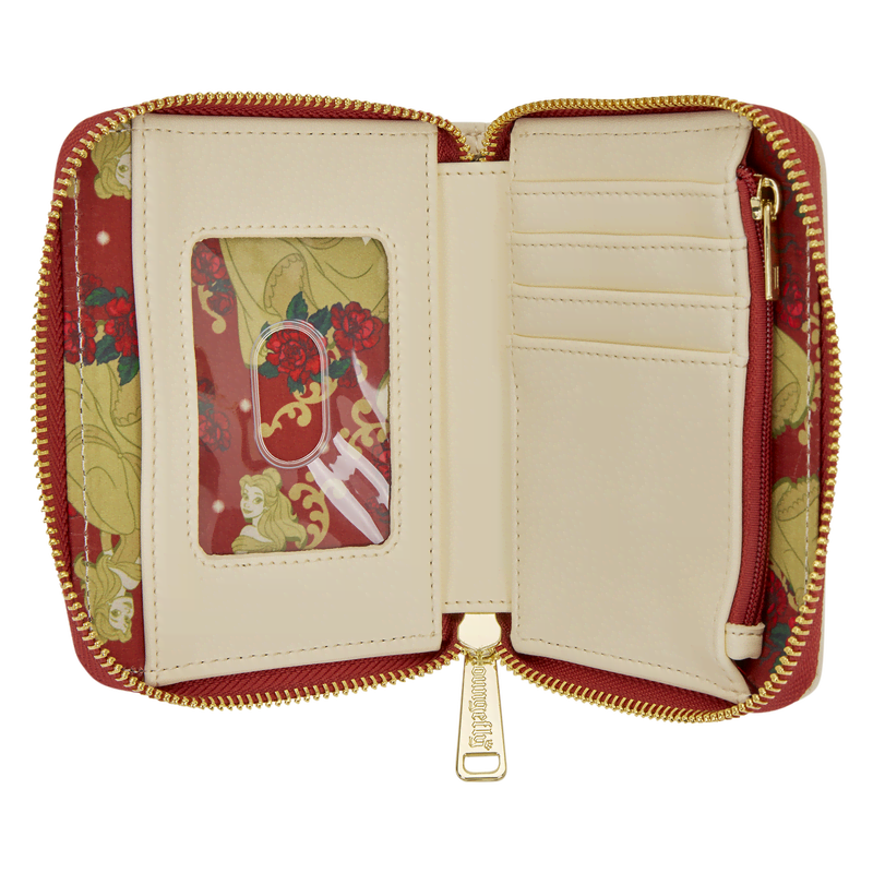 Beauty and the Beast Exclusive Belle Floral Zip Around Wallet - Image 5