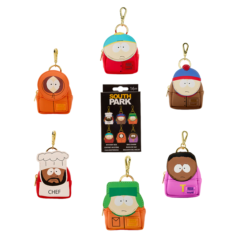 South Park Cosplay Mystery Mini Backpack Keychain Charm