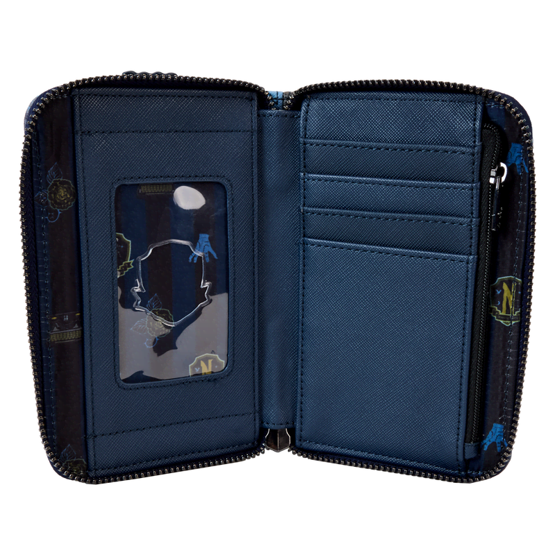 Wednesday Nevermore Academy Castle Zip Around Wallet - Image 5