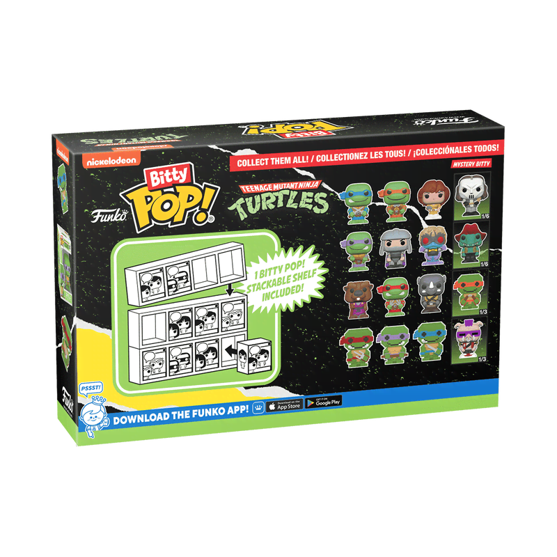 Bitty Pop! Teenage Mutant Ninja Turtles 4-Pack Series 1 - Image 4