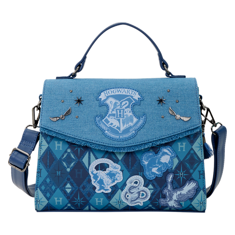Harry Potter Hogwarts Denim Crossbody Bag