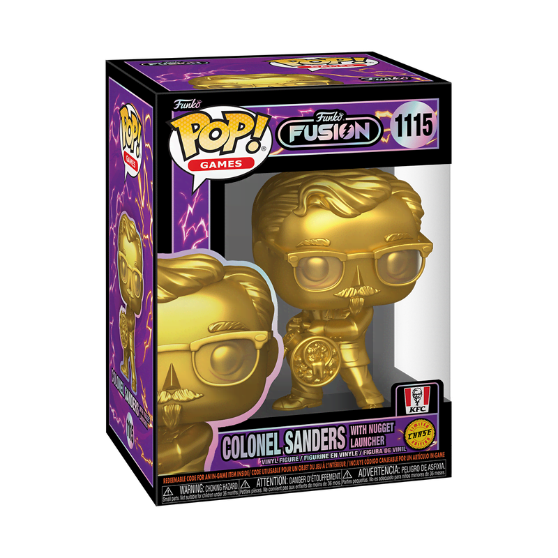 Pop! Colonel Sanders with Nugget Launcher (Funko Fusion) - Image 4
