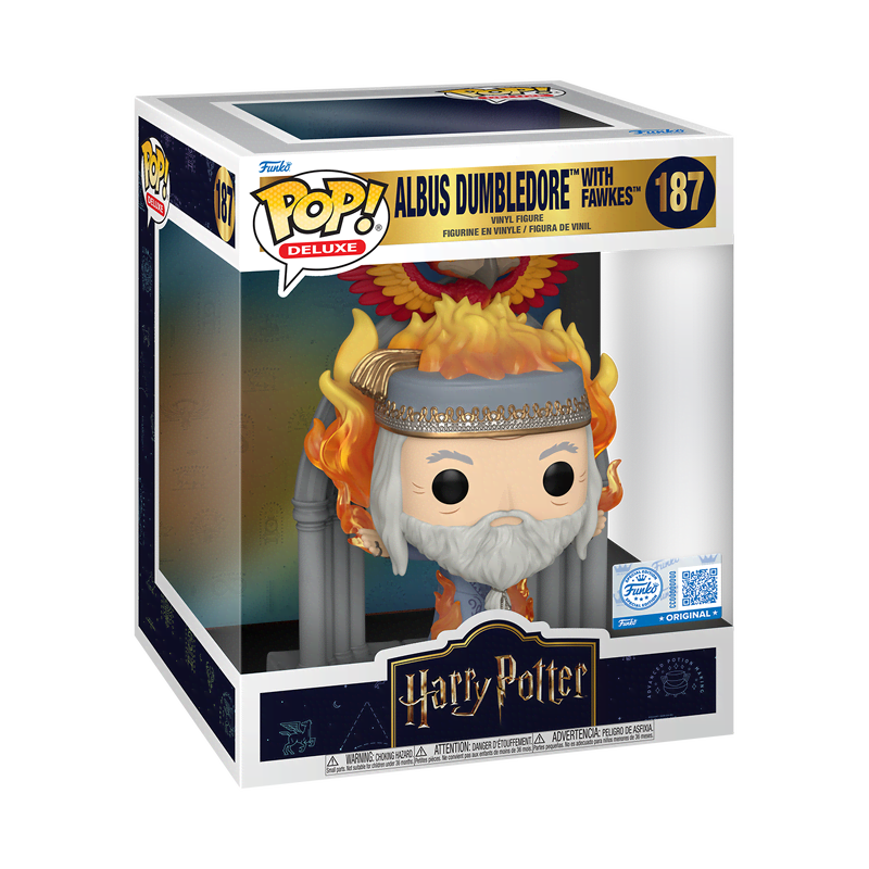 Pop! Deluxe Albus Dumbledore with Fawkes - Image 3