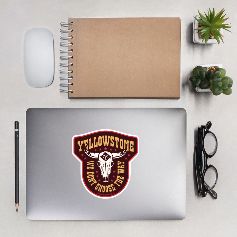 Yellowstone Patch Vinyl Sticker - Image 3