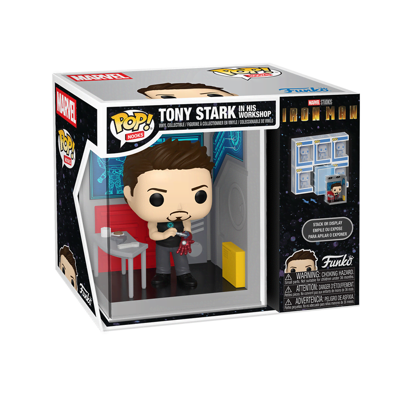 Pop! Nooks Tony Stark in his Workshop - Image 3