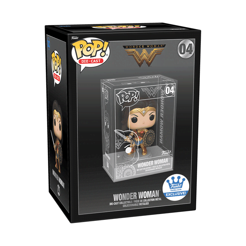 Pop! Die-Cast Wonder Woman with Sword & Shield - Image 3