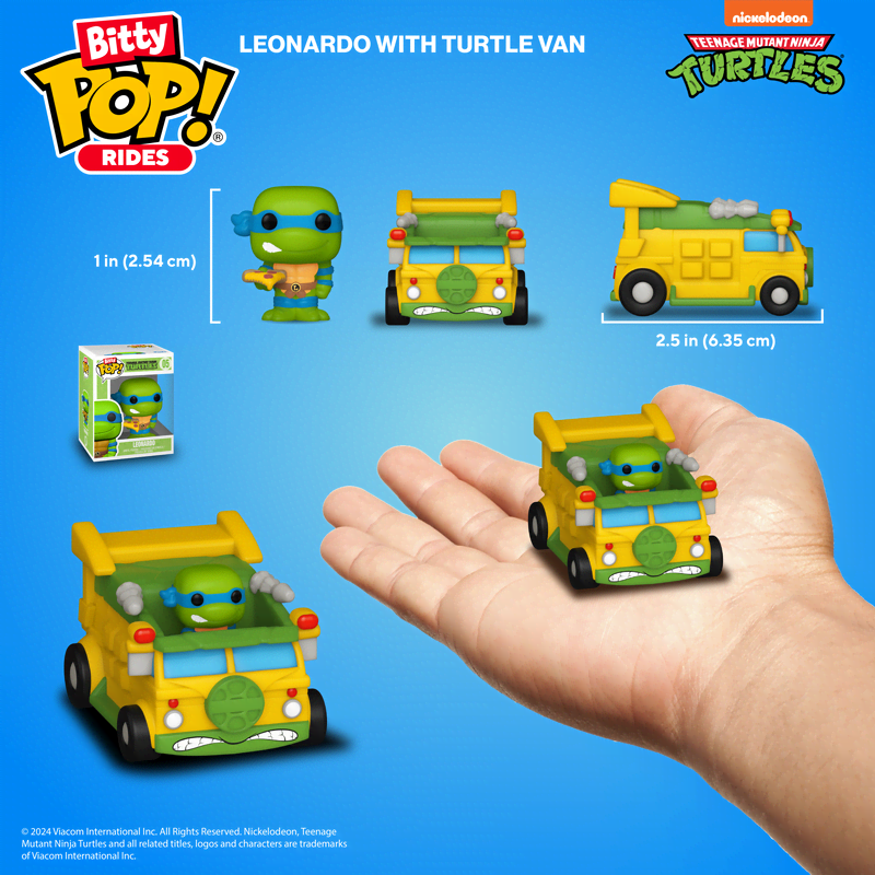 Bitty Pop! Rides Leonardo and Turtle Van - Image 2