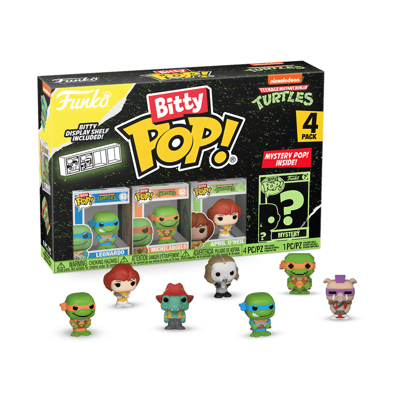 Bitty Pop! Teenage Mutant Ninja Turtles 4-Pack Series 1