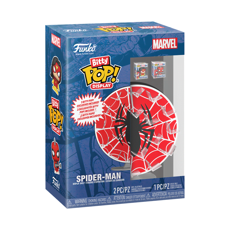 Bitty Pop! Display Spider-Man Web