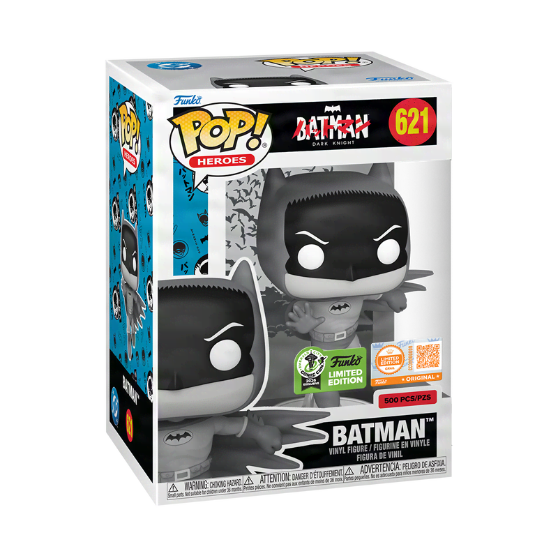 Pop! Batman (Bat-Manga! Black and White) with Pop! Protector - Image 2