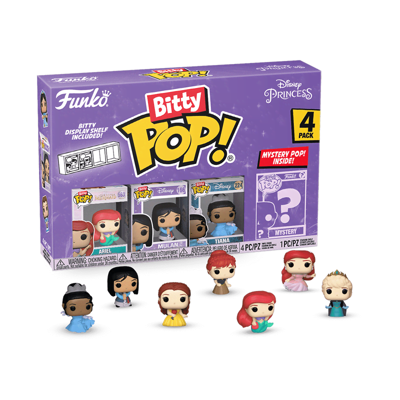 Bitty Pop! Disney Princess 4-Pack Series 1