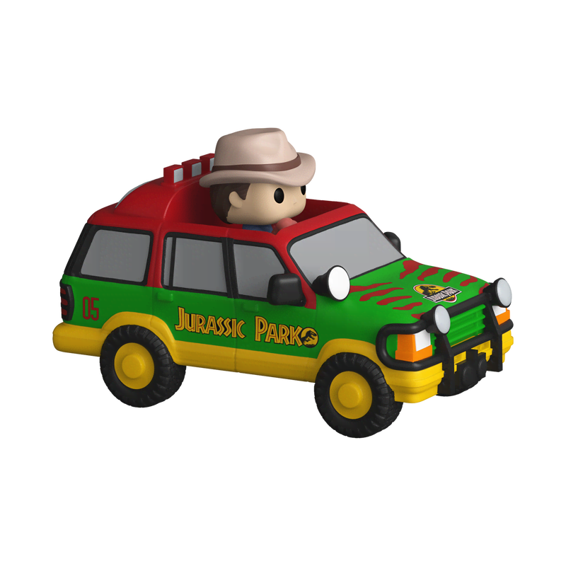 Bitty Pop! Rides Dr. Alan Grant and Jurassic SUV