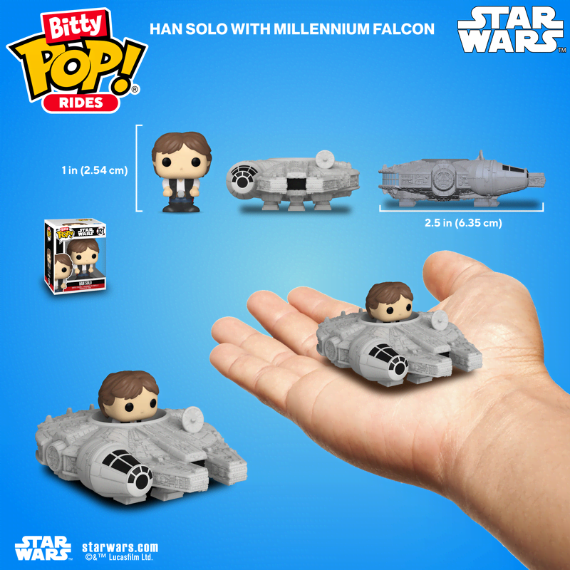 Bitty Pop! Rides Han Solo and The Millennium Falcon - Image 2
