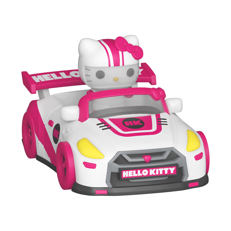 Bitty Pop! Rides Hello Kitty in Racecar