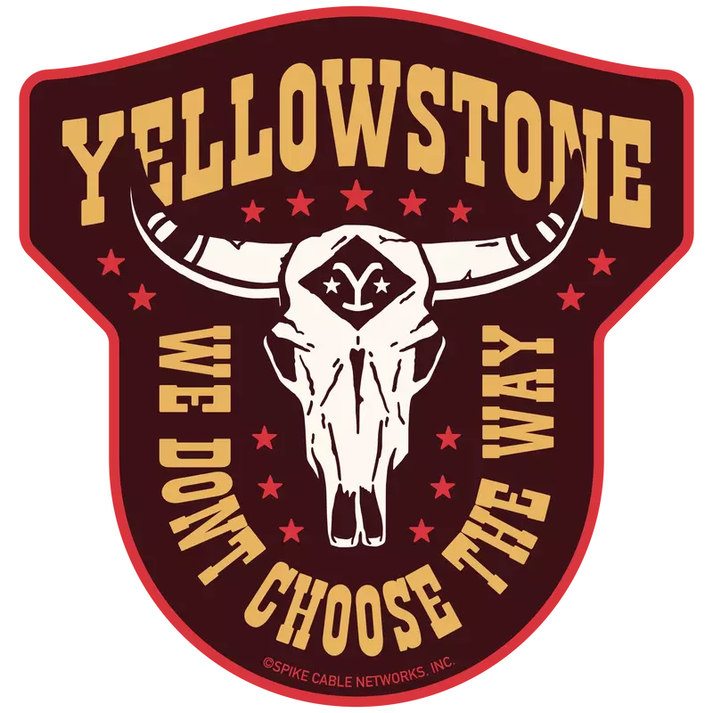Yellowstone Patch Vinyl Sticker - Image 2