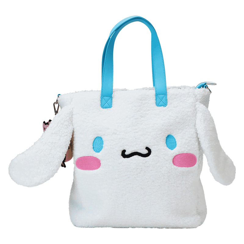 Sanrio Cinnamoroll Cosplay Sherpa Tote Crossbody Bag With Coin Bag