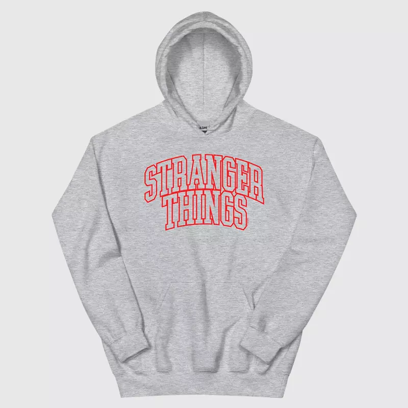 Stranger Things Logo Athletic Hoodie - Image 2