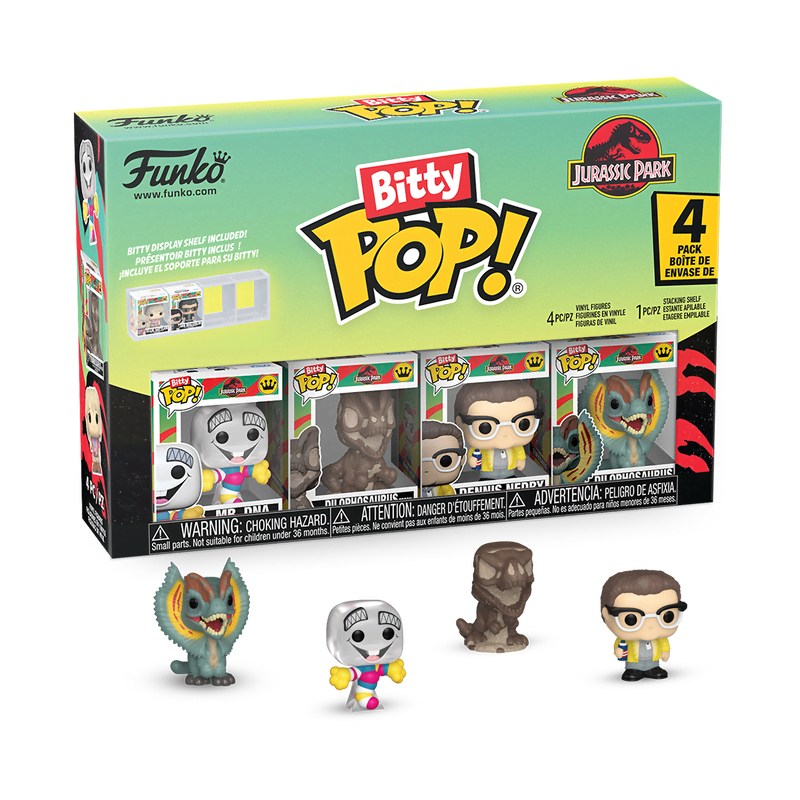 Bitty Pop! Jurassic Park 4-Pack Series 3