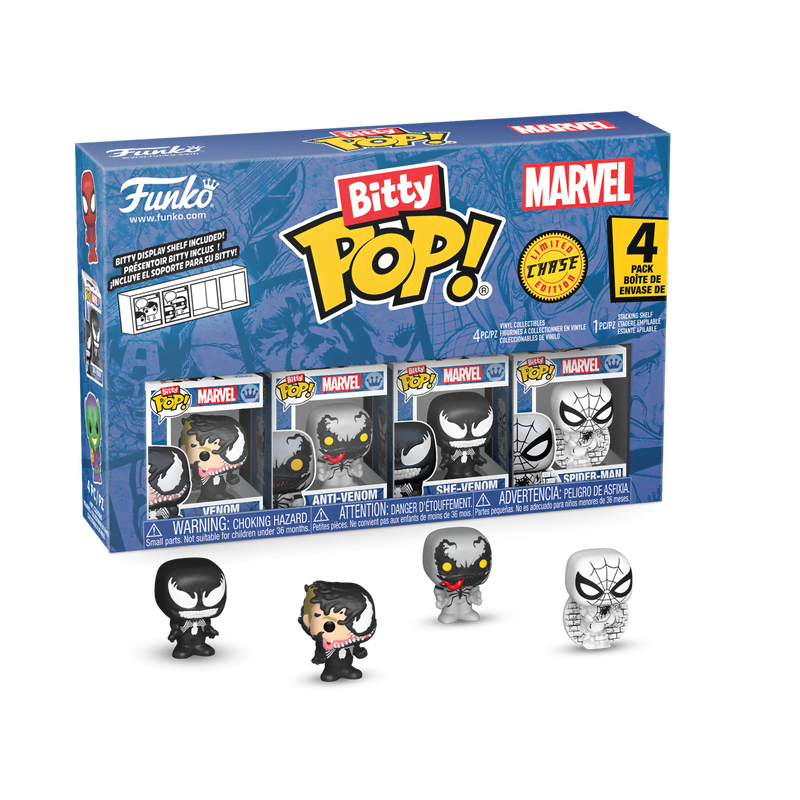 Bitty Pop! Spider-Man 4-Pack Series 3