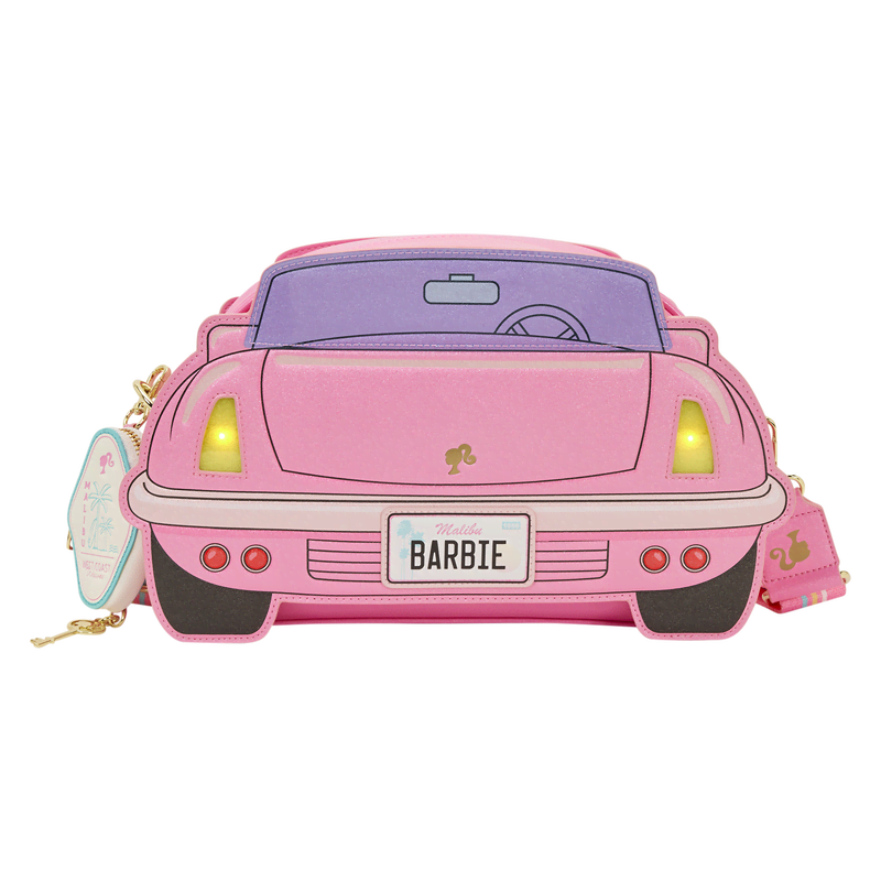 Barbie Corvette Car Light-Up Crossbody Bag with Coin Bag - Image 4