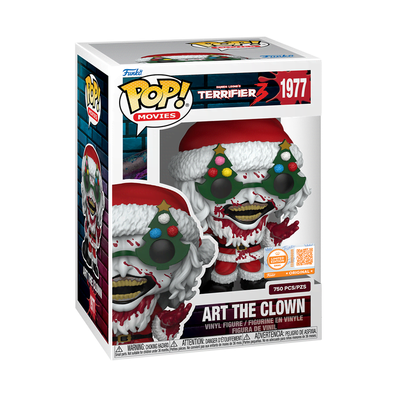 Pop! Art the Clown in Santa Suit (Bloody) with Pop! Protector - Image 3