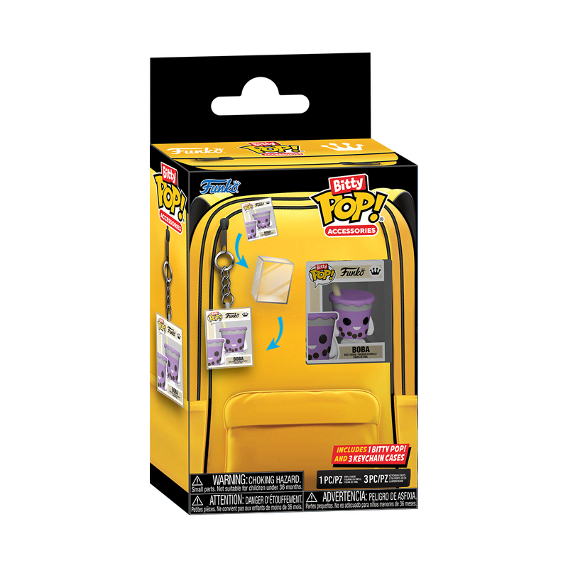 Bitty Pop! Accessories Keychain Cases 4-Pack