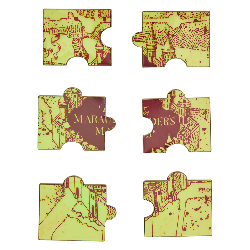 Harry Potter Exclusive The Marauder's Map Puzzle Mystery Box Pin - Image 2