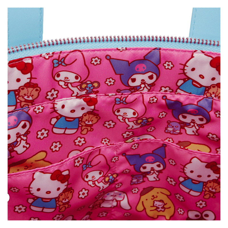 Sanrio Cinnamoroll Cosplay Sherpa Tote Crossbody Bag With Coin Bag - Image 12
