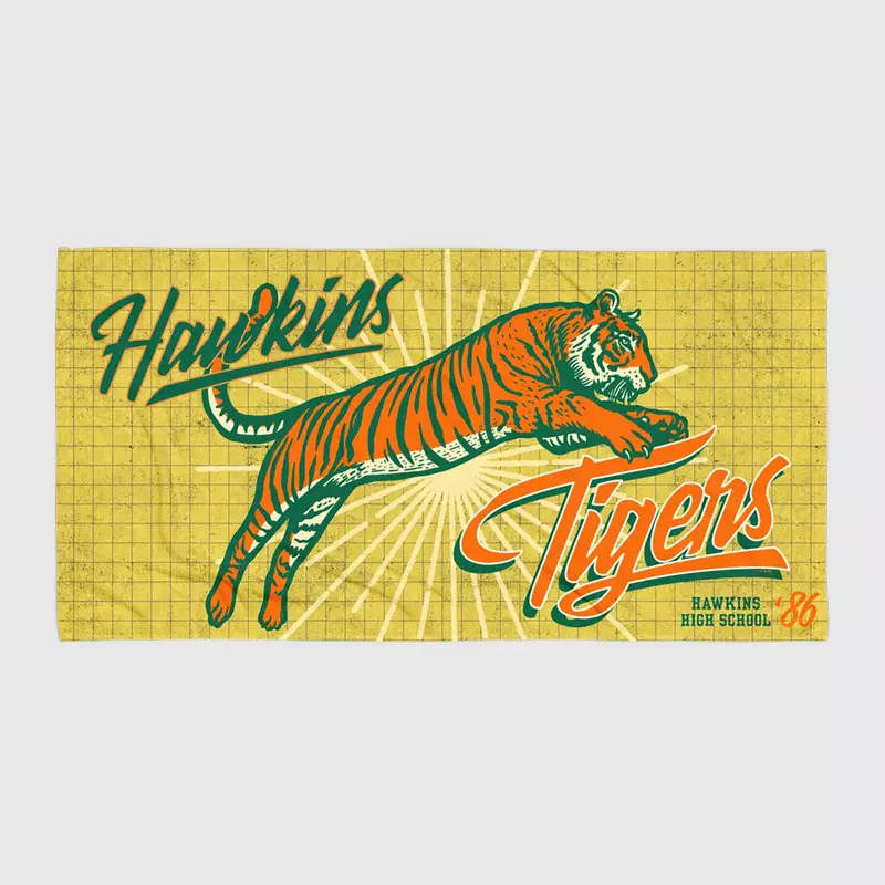 Stranger Things Hawkins High Beach Towel - Image 2