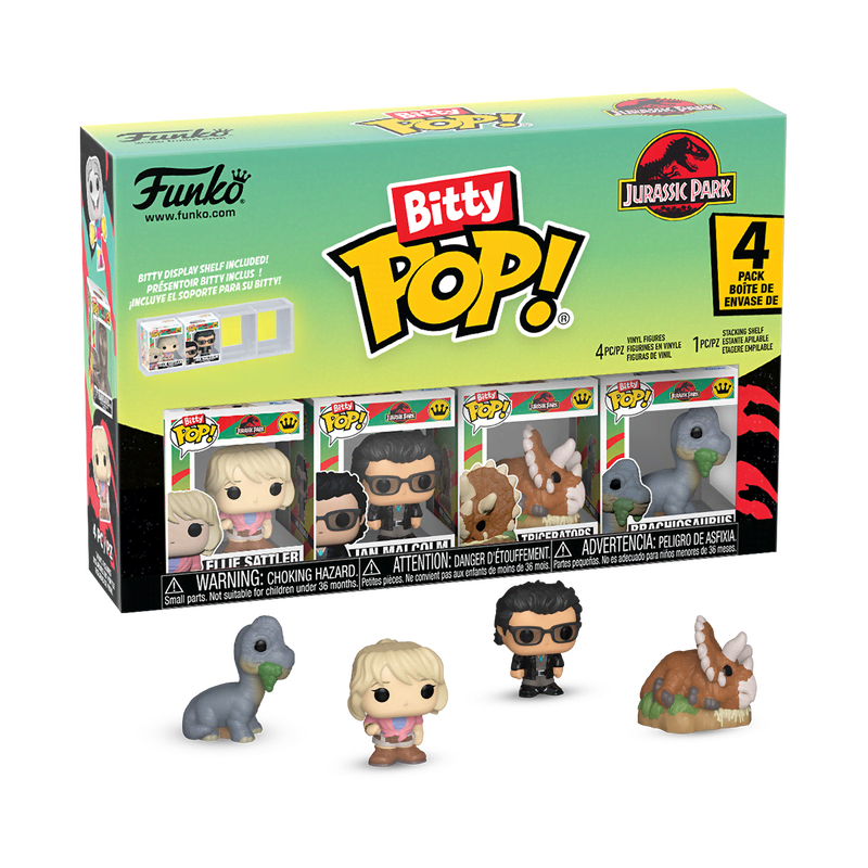 Bitty Pop! Jurassic Park 4-Pack Series 1
