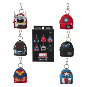 Marvel Avengers Cosplay Mystery Mini Backpack Keychain Charm