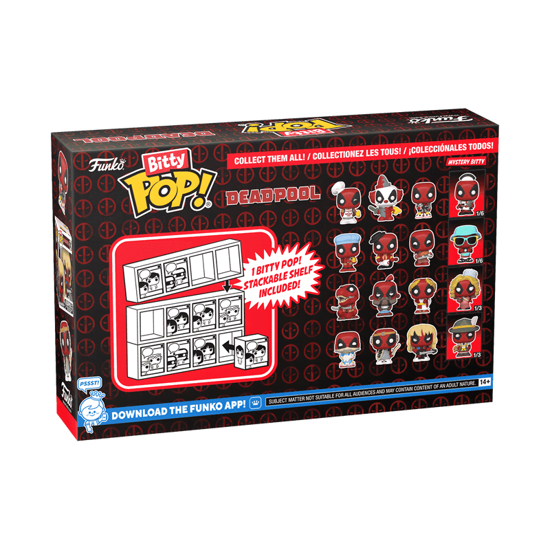 Bitty Pop! Deadpool 4-Pack Series 1 - Image 3