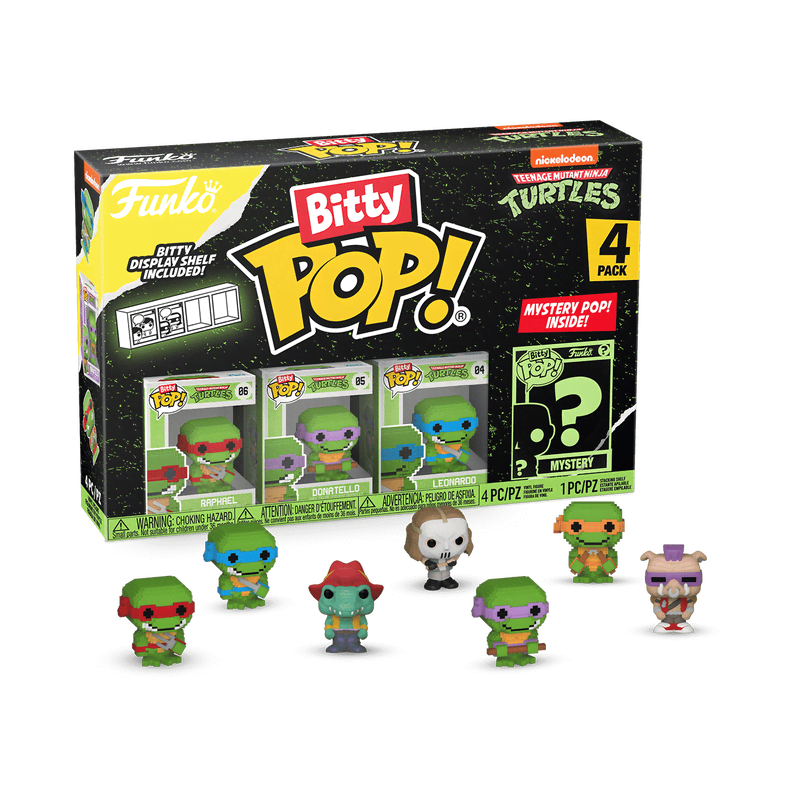 Bitty Pop! Teenage Mutant Ninja Turtles 4-Pack Series 4