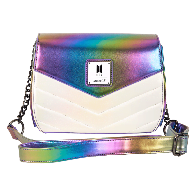 Funko Pop! By Loungefly BTS Iridescent Quilted Crossbody Bag - Image 5