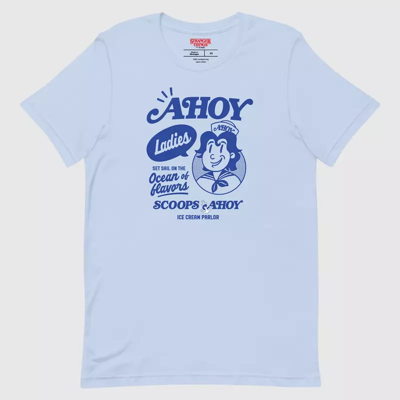 Stranger Things Scoops Ahoy Tee - Image 2