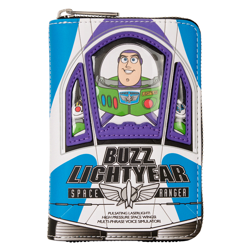 Toy Story 30th Anniversary Buzz Lightyear Glow Zip Around Wallet