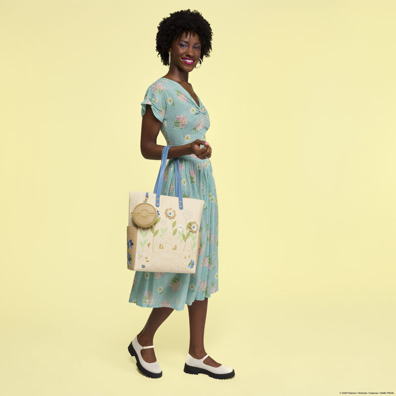 Pok??mon Floral Tote Crossbody Bag with Coin Bag - Image 2