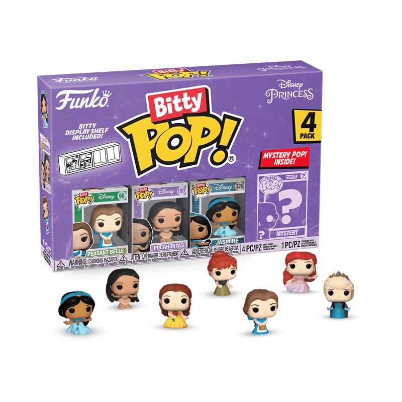 Bitty Pop! Disney Princess 4-Pack Series 2