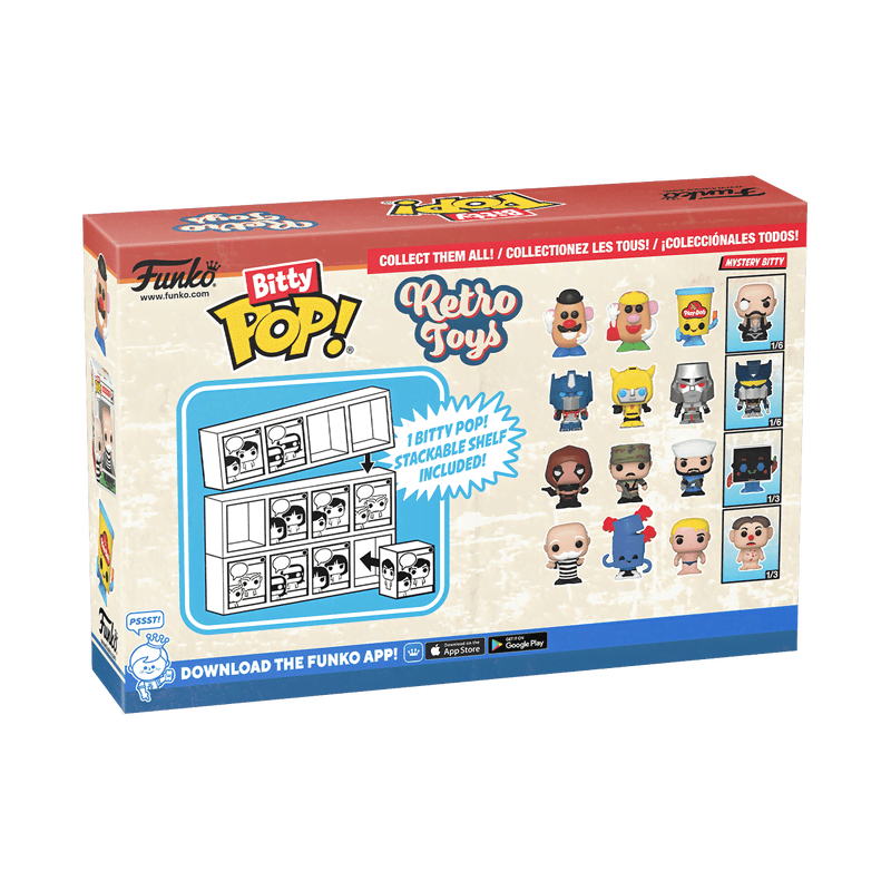 Bitty Pop! Retro Toys G.I. Joe 4-Pack Series 3 - Image 3
