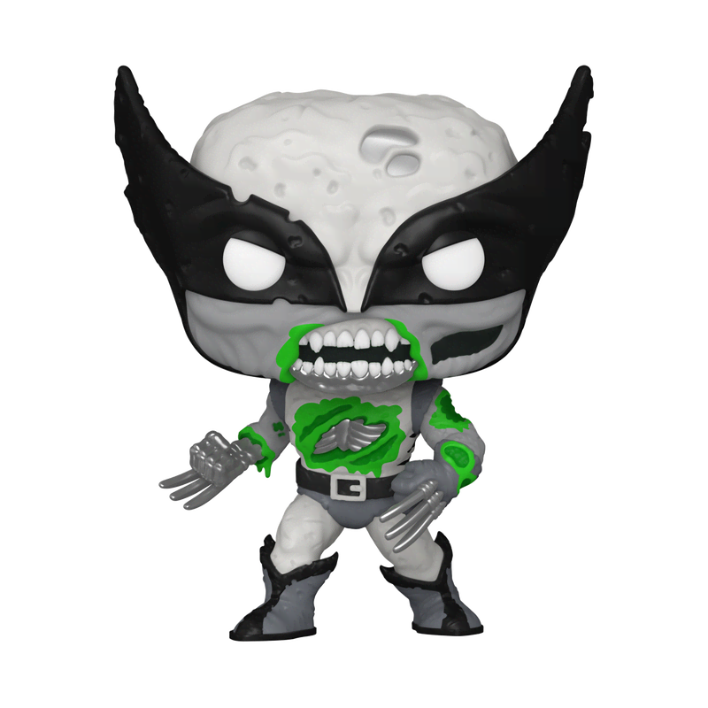 Pop! Zombie Wolverine (Black & White) (Glow)