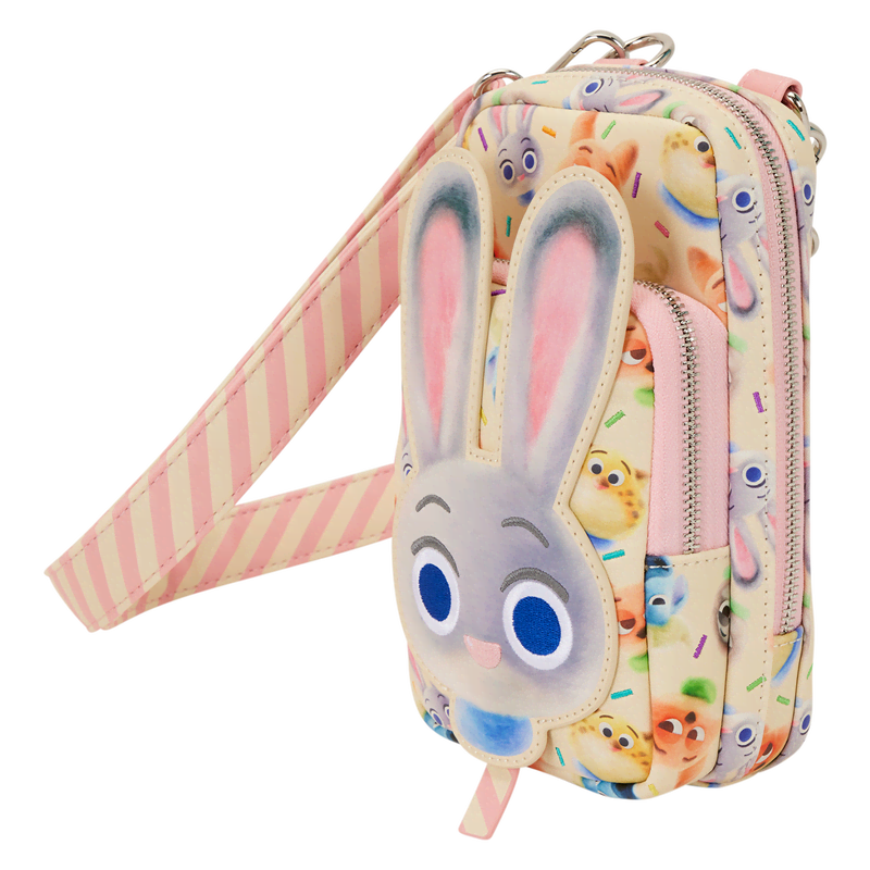 Zootopia 2 Judy Hopps Cotton Candy Cosplay Cell Phone Crossbody Bag with Coin Bag - Image 4
