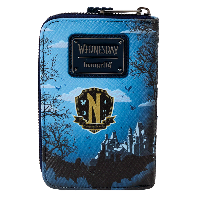 Wednesday Nevermore Academy Castle Zip Around Wallet - Image 6