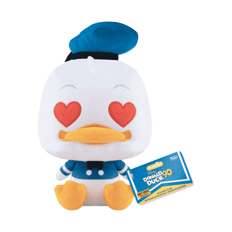 Donald Duck with Heart Eyes Plush
