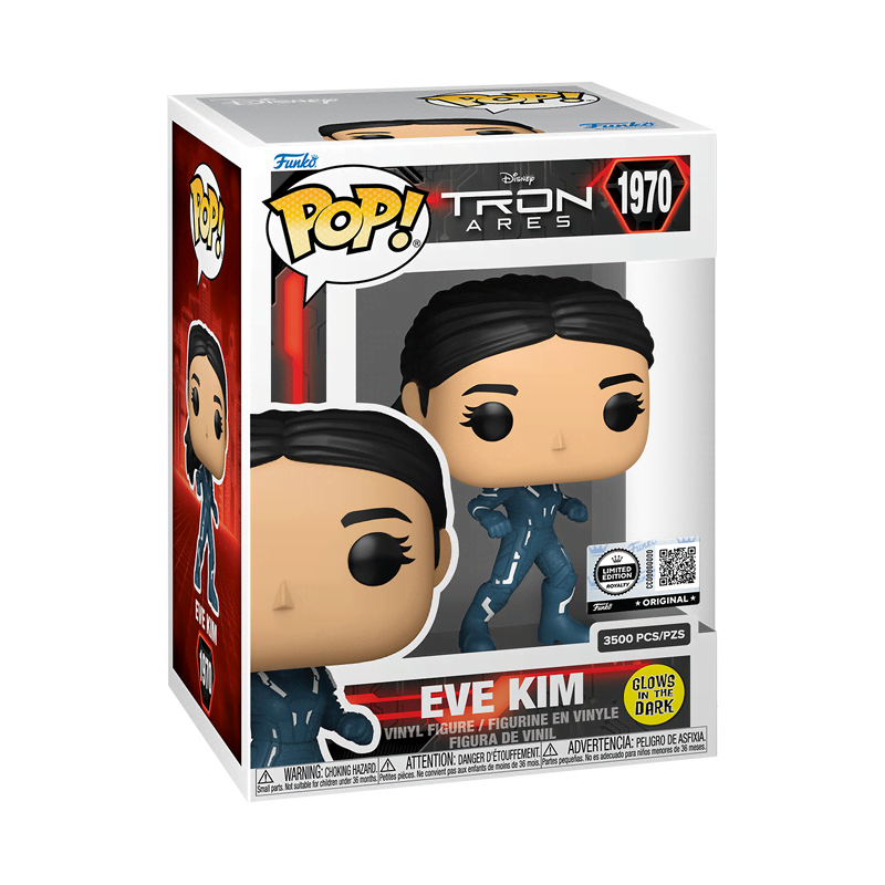 Pop! Eve Kim (Glow) (Tron: Ares) with Pop! Protector - Image 3