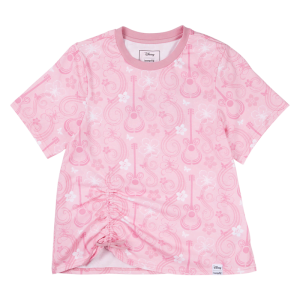 Hannah Montana Drawstring Hem All-Over Print Unisex Tee